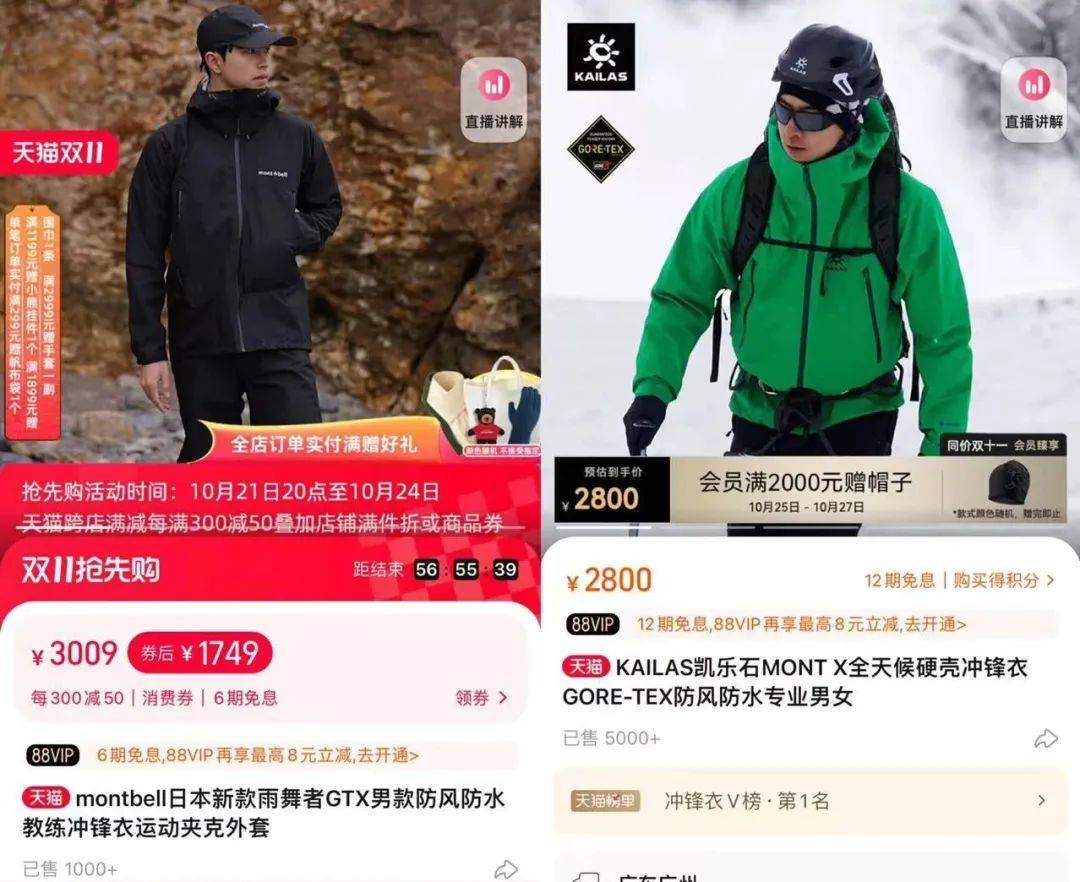 北上广中产疯抢“始祖鸟平替”?