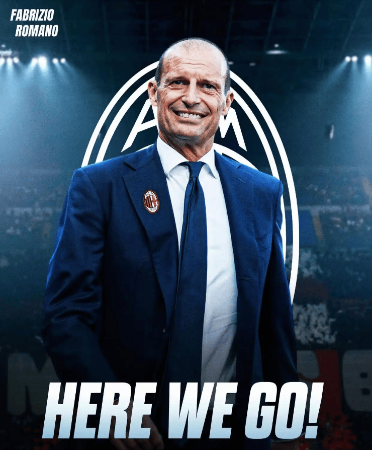 HERE WE GO!阿莱格里重掌AC米兰帅印在即 双方已签约