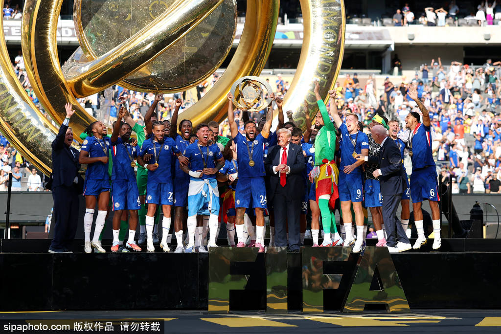 世俱杯-帕尔默2射1传佩德罗破门 切尔西3-0巴黎夺冠军