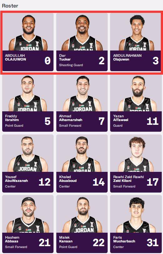 超级归化+奥拉朱旺两子!中国男篮小组对手不容小视